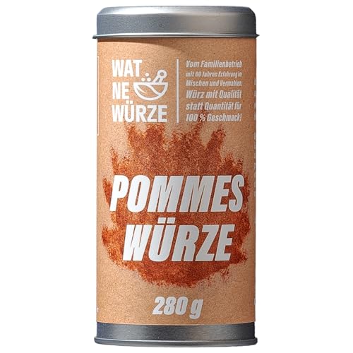 WAT NE WÜRZE Pommes frites Gewürz Salz, 280 g Profi Imbiss Freibad...